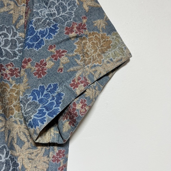 J.Crew Floral Print Short Sleeve Shirt - 100% Cotton - Approx Size M - Picture 2 of 8